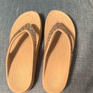 Crocs Sparkle Platform Sandals